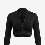 Mikina na zip seamless