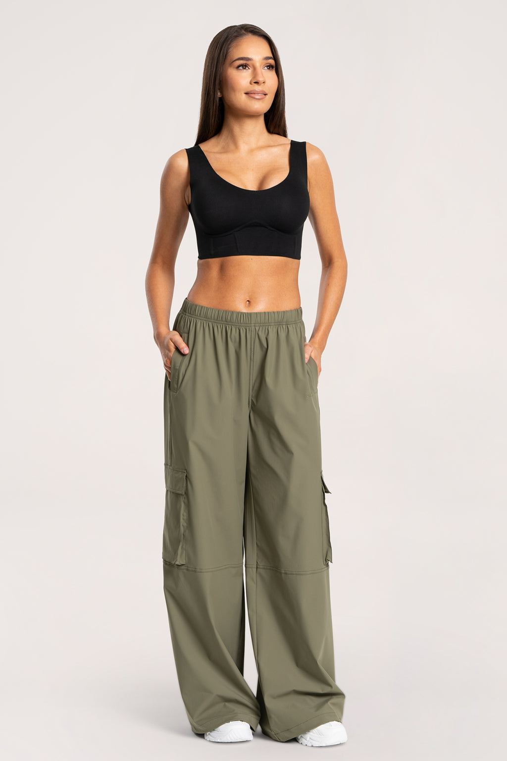 Kalhoty cargo UN1FORM khaki