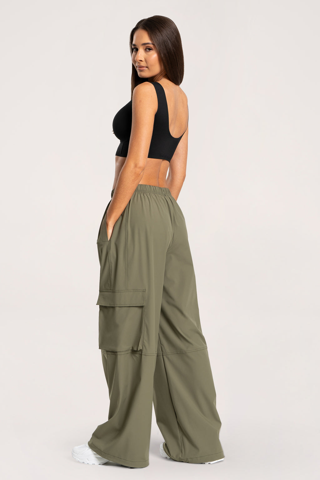 Kalhoty cargo UN1FORM khaki