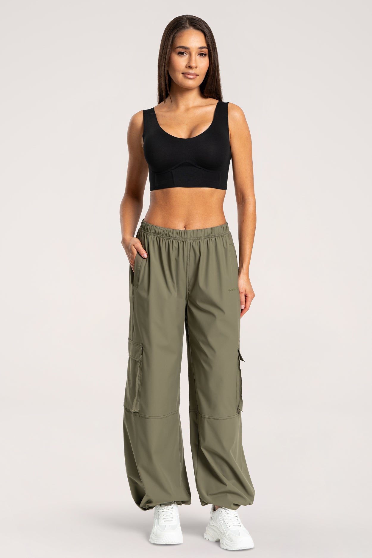 Kalhoty cargo UN1FORM khaki