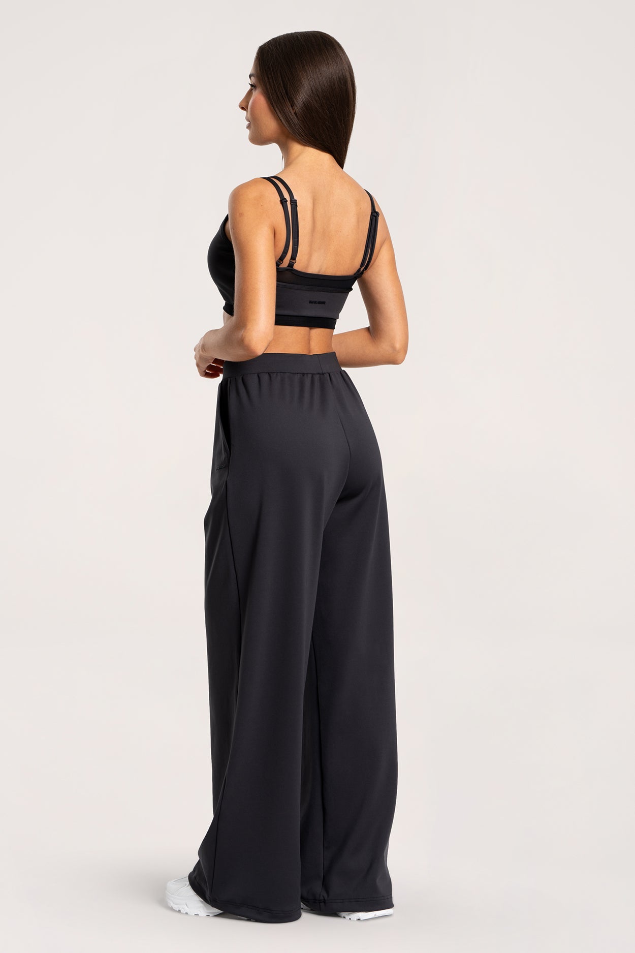 Kalhoty wide UN1FORM black