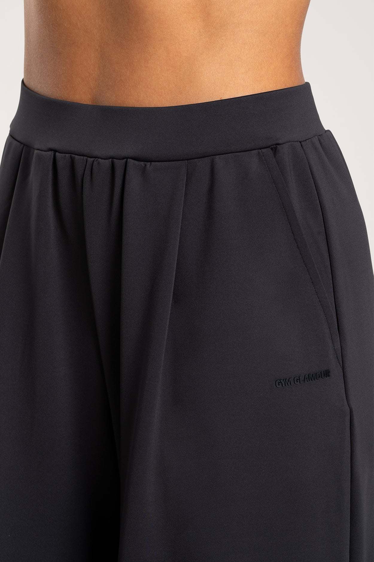 Kalhoty wide UN1FORM black