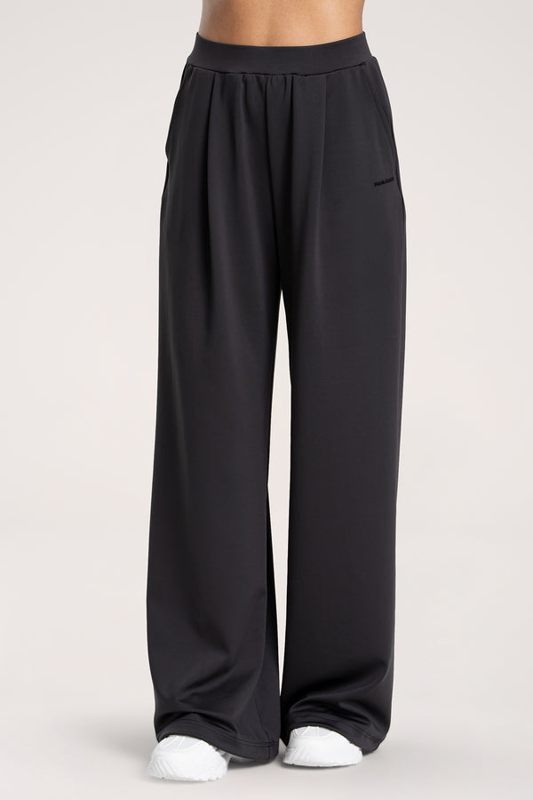 Kalhoty wide UN1FORM black