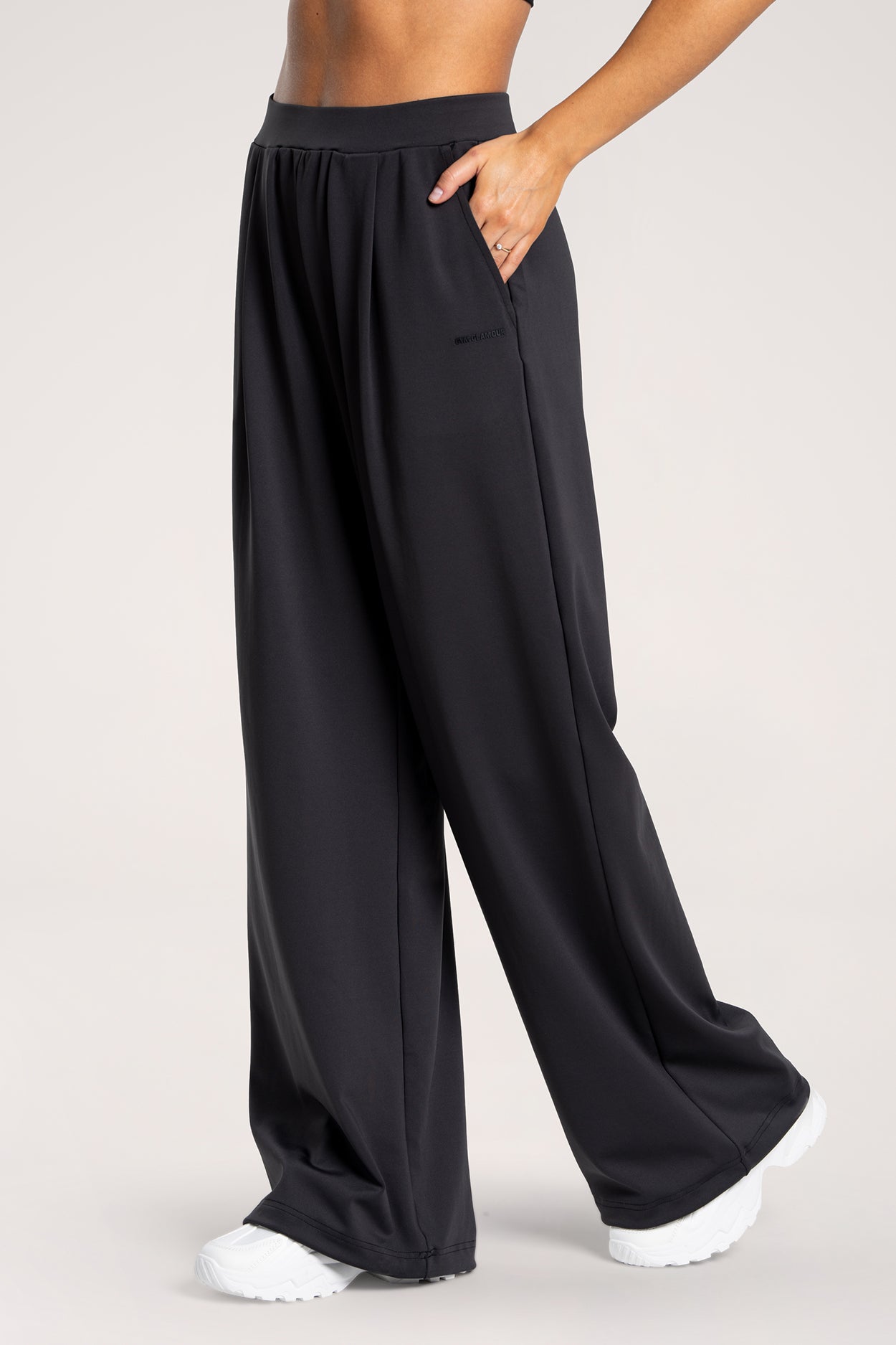 Kalhoty wide UN1FORM black