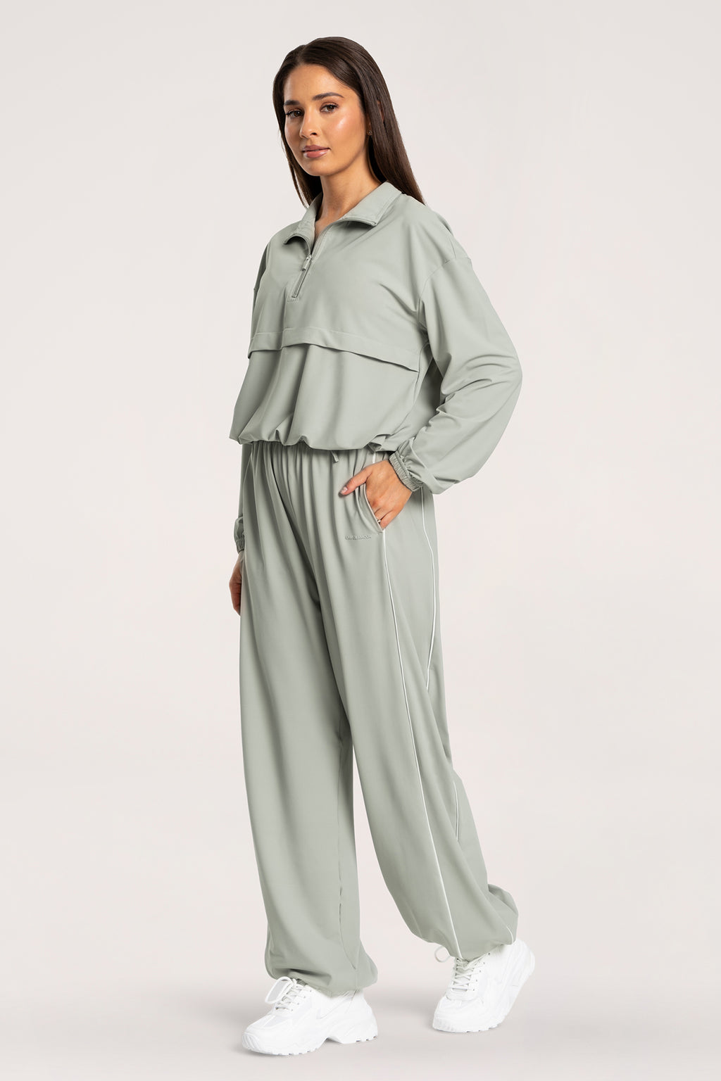 Mikina Slick UN1FORM olive grey