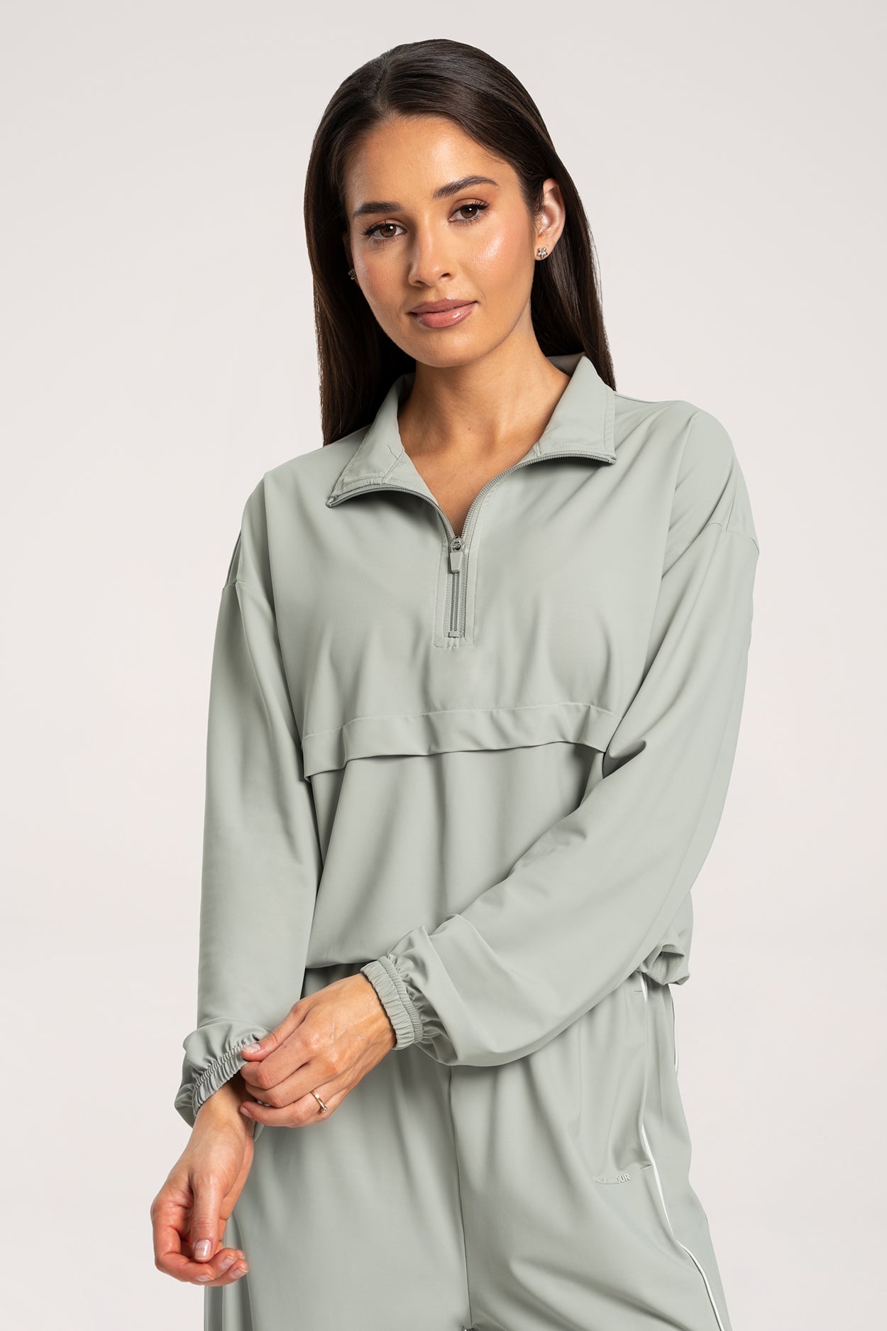 Mikina Slick UN1FORM olive grey