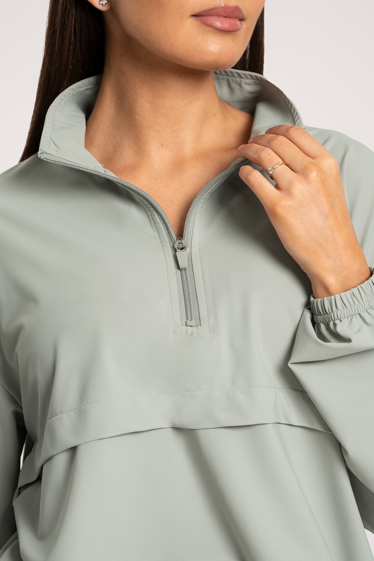 Mikina Slick UN1FORM olive grey