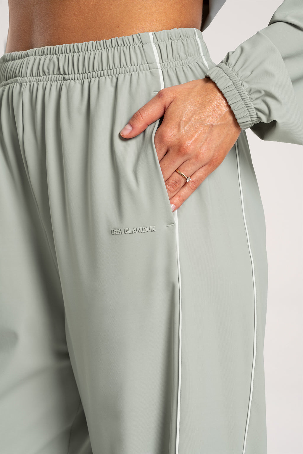 Kalhoty Slick UN1FORM olive grey