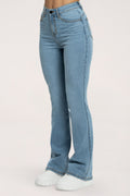 Džíny zvony long perfect slim light blue