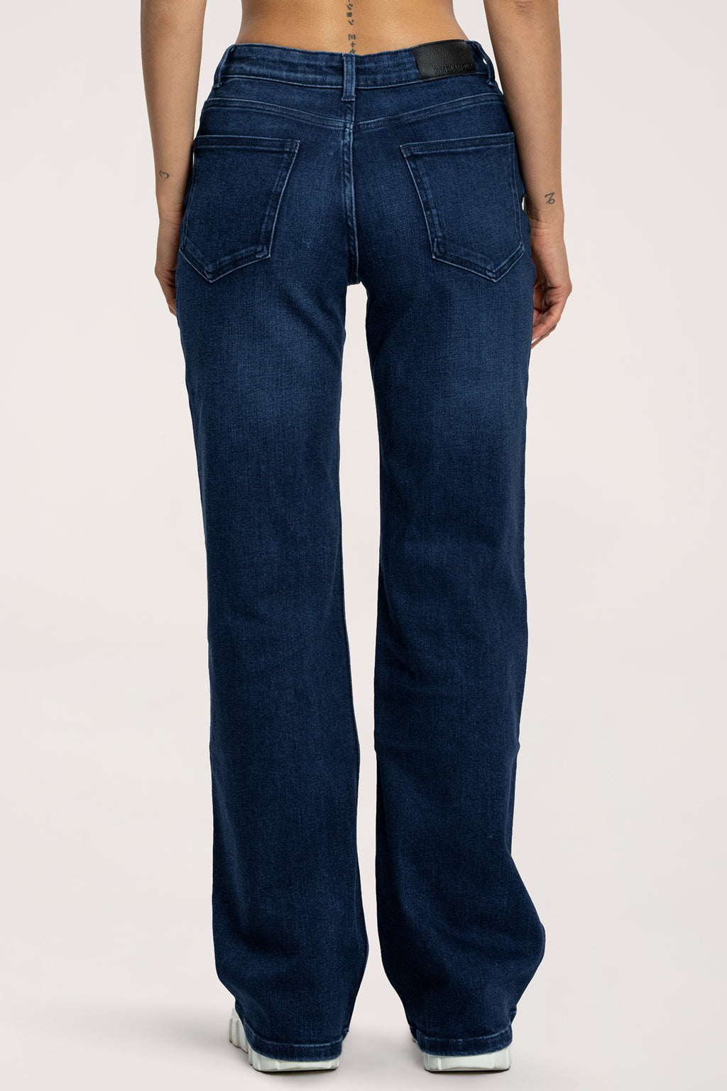 Džíny long s nízkým pasem navy blue