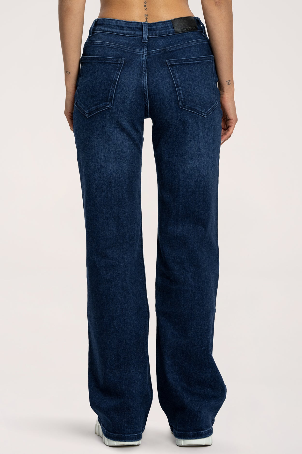 Džíny long s nízkým pasem navy blue