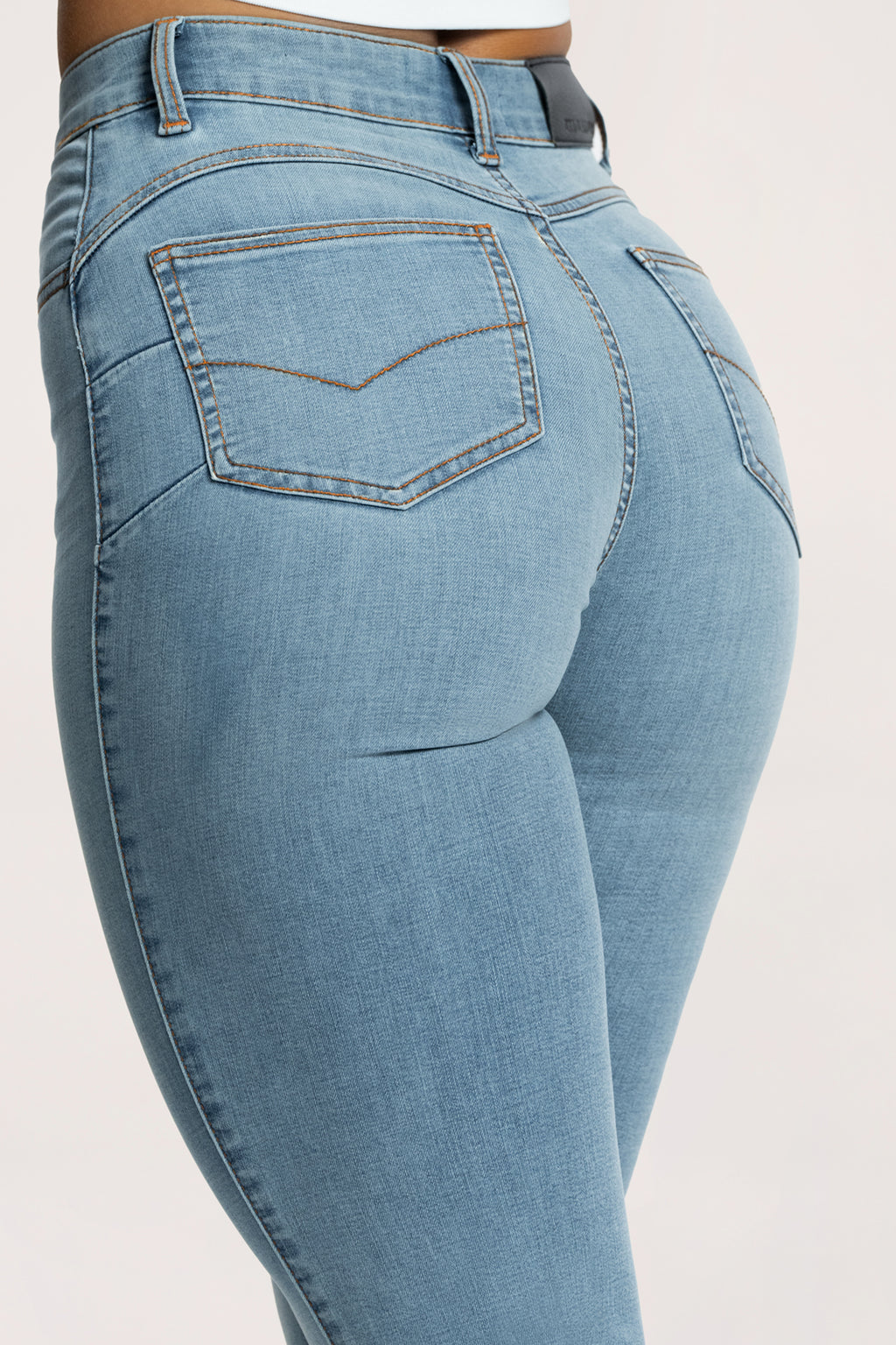 Džíny zvony perfect slim light blue
