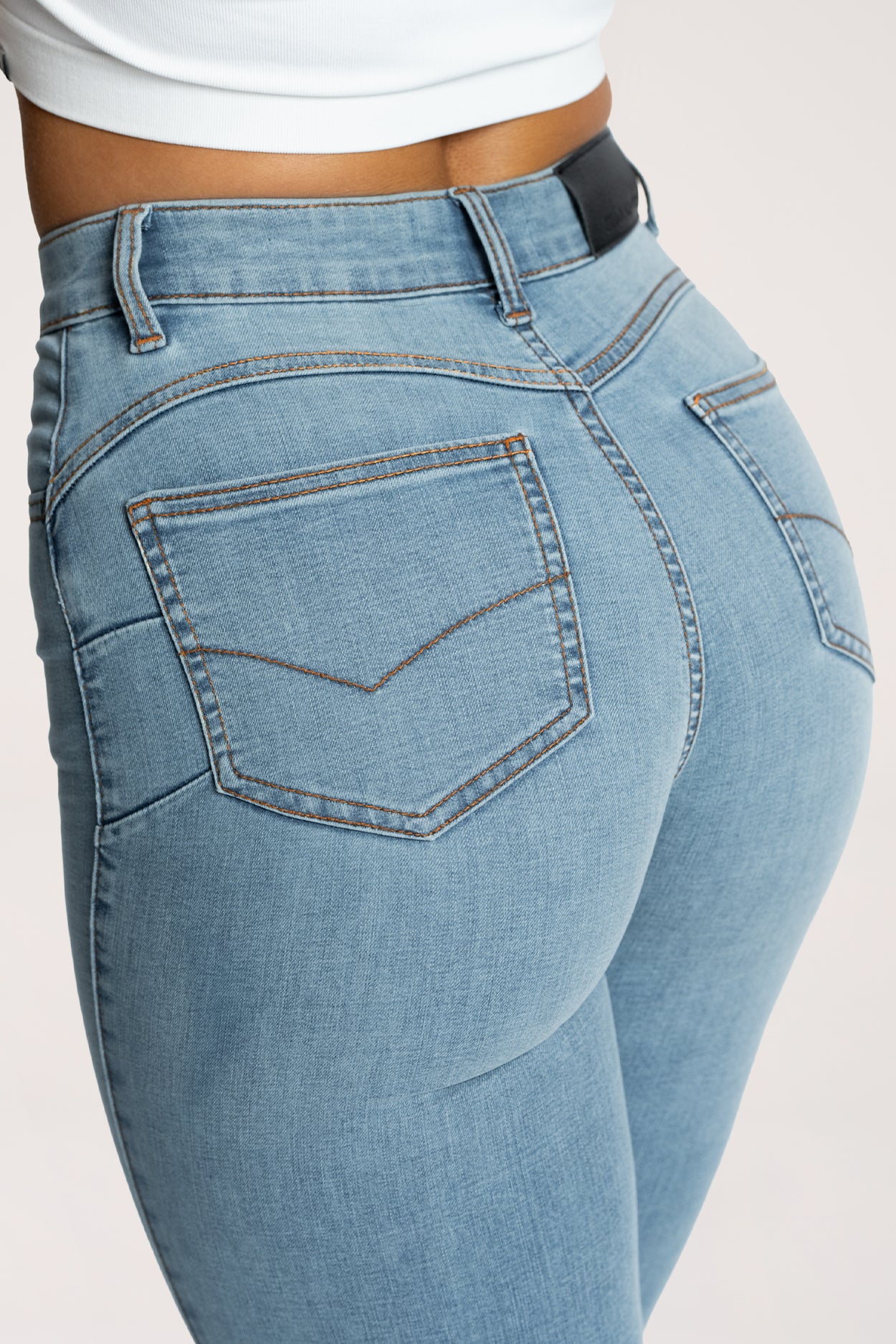 Džíny zvony perfect slim light blue