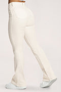 Džíny zvony perfect slim off white