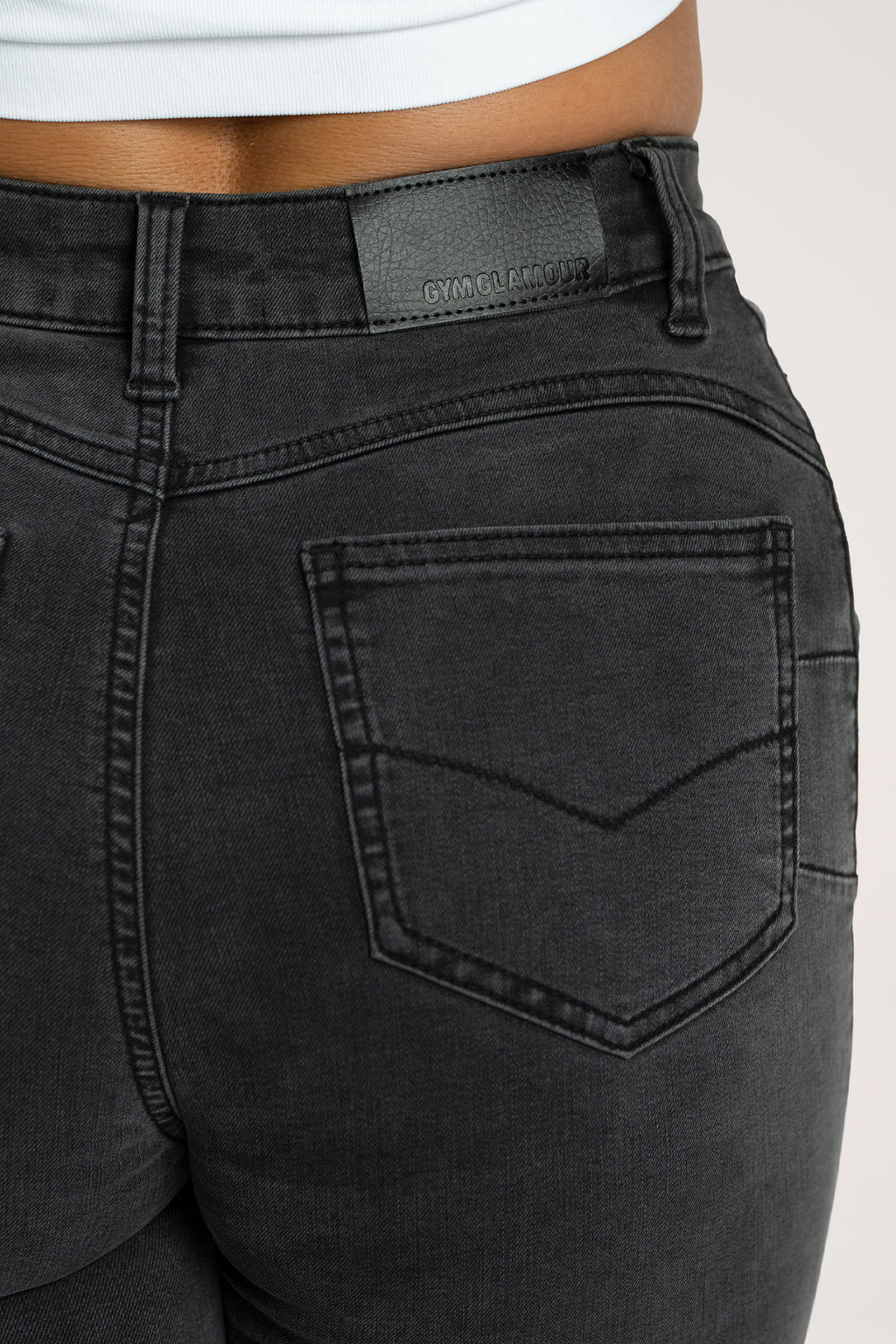 Džíny zvony perfect slim black