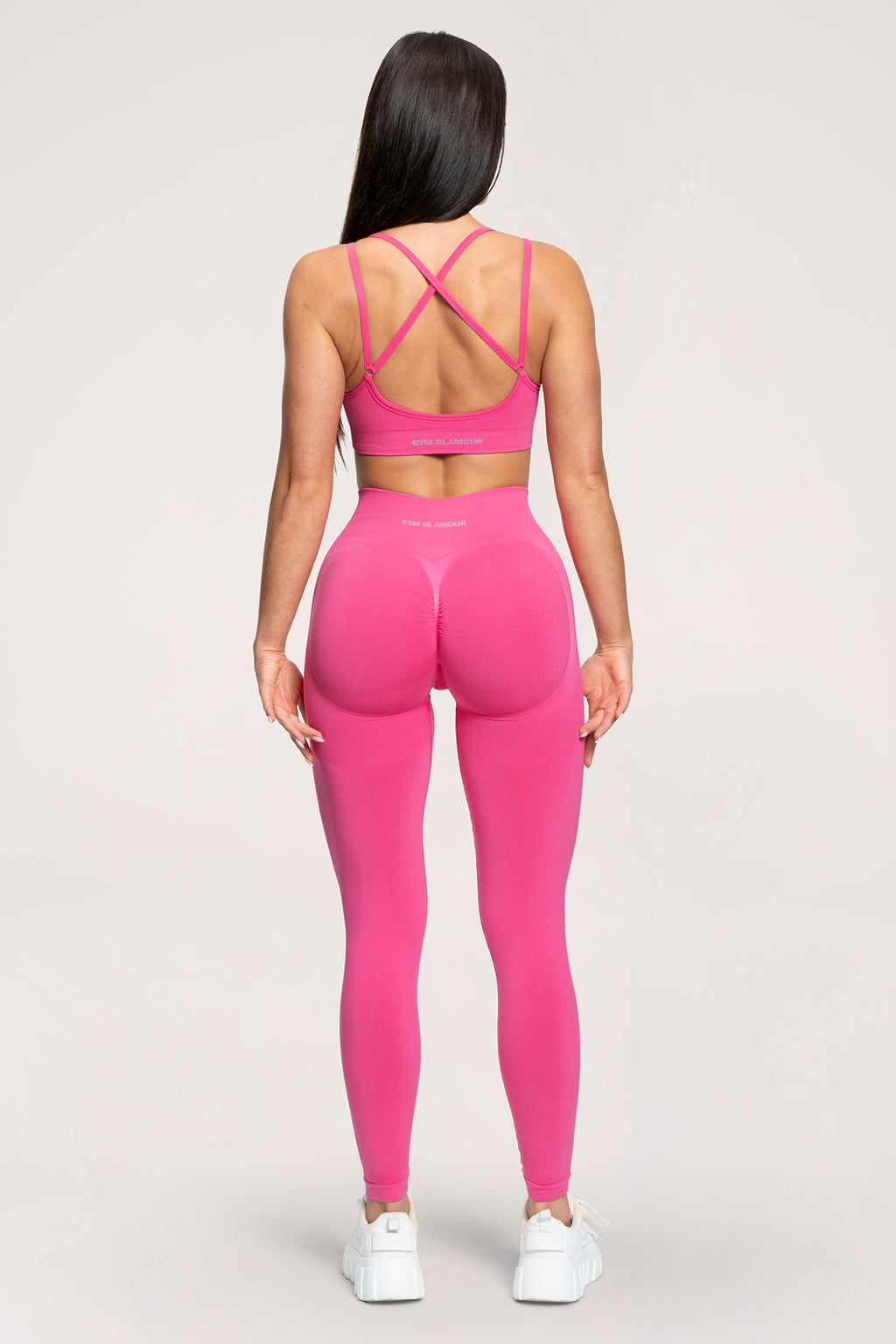 Legíny Fake BBL hot pink