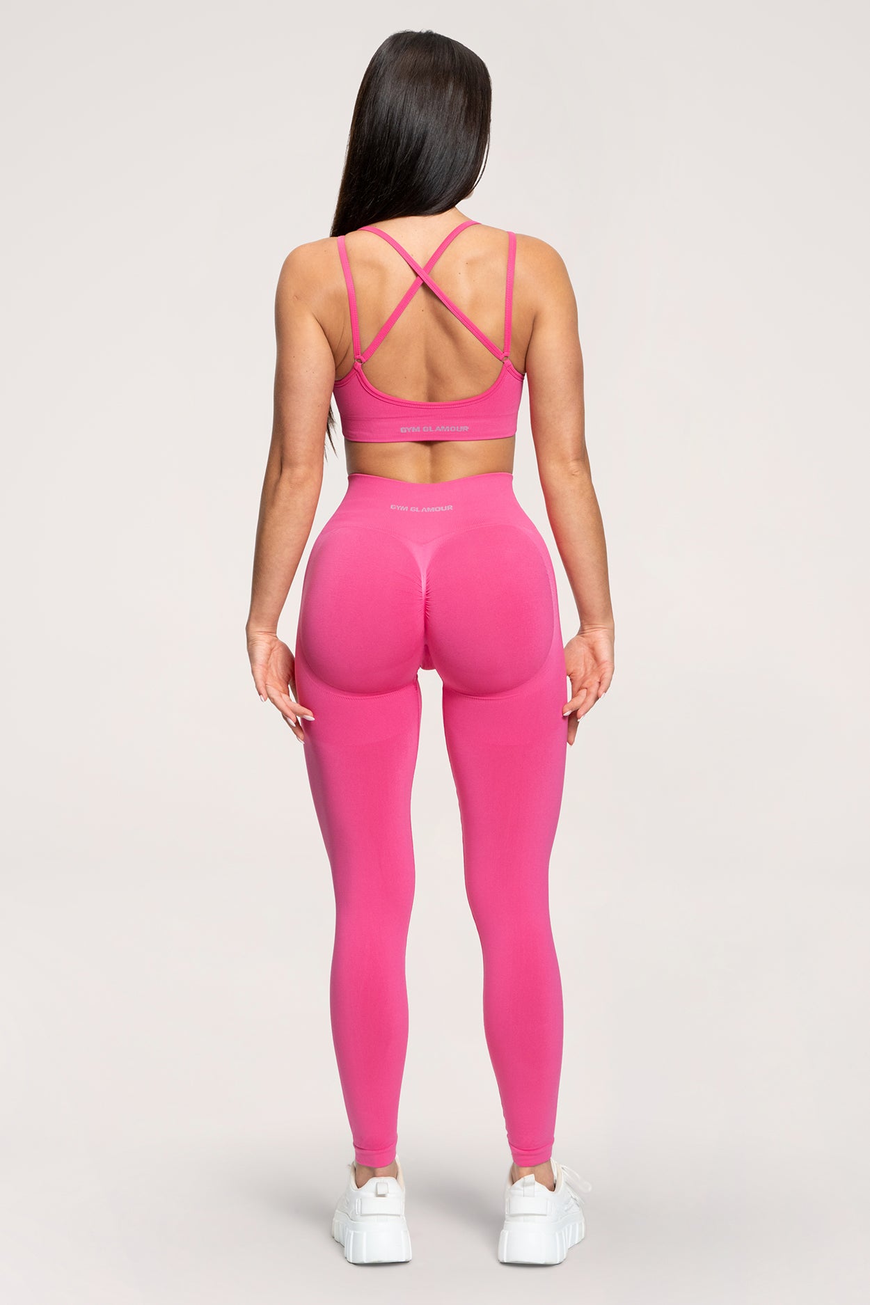 Legíny Fake BBL hot pink