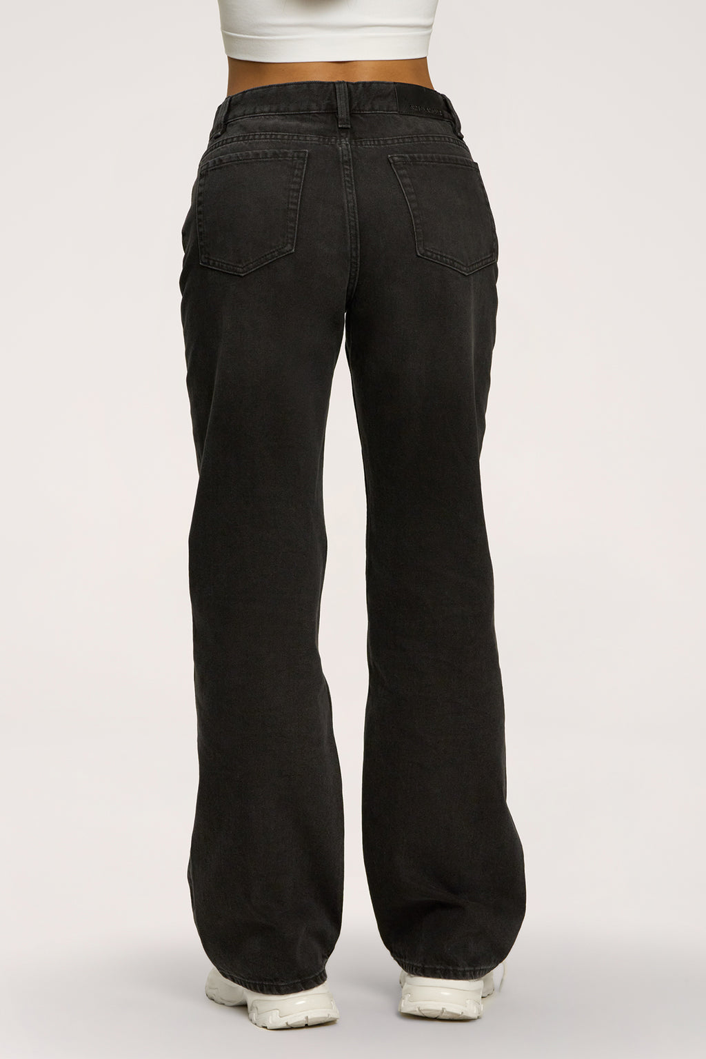Džíny wide relaxed black