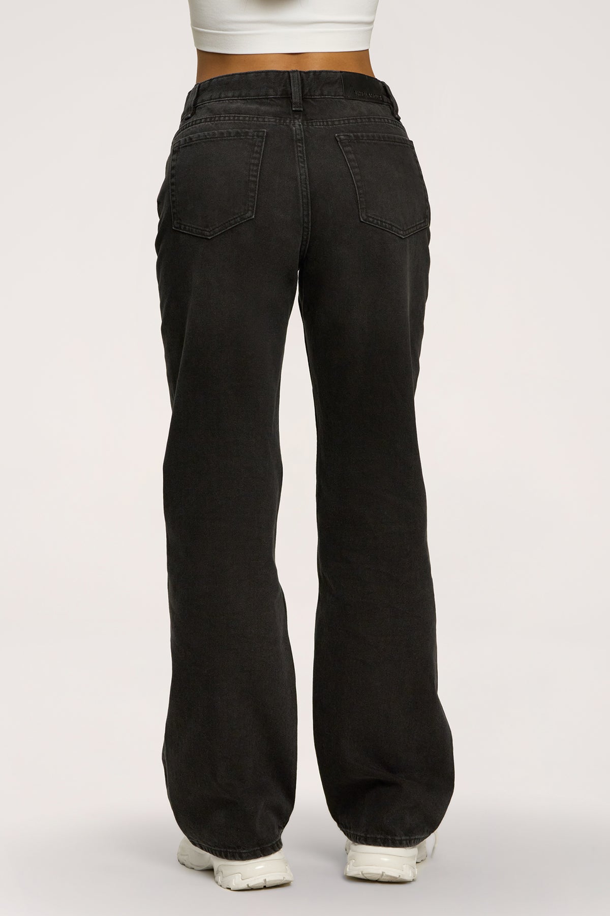 Džíny wide relaxed black