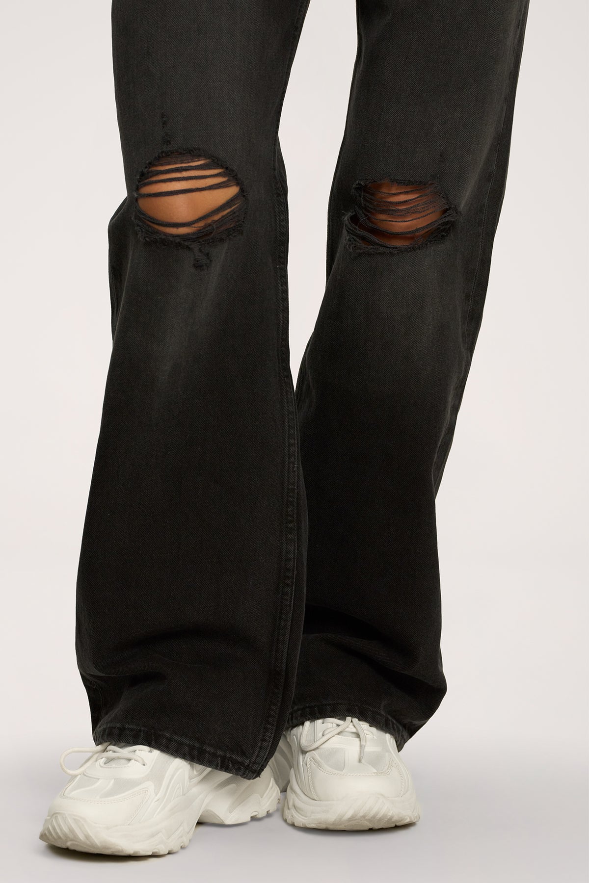 Džíny wide relaxed black