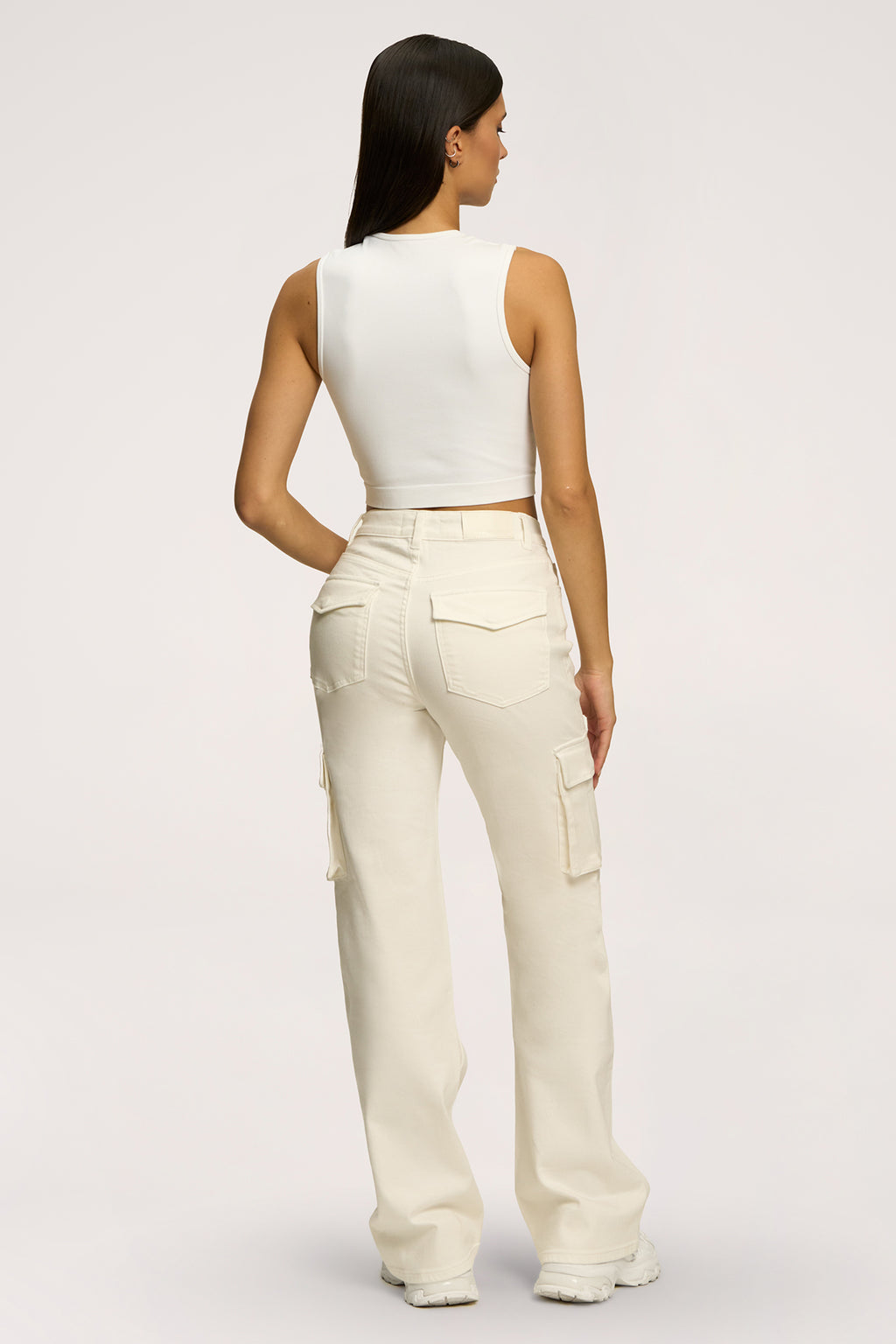 Džíny cargo off white