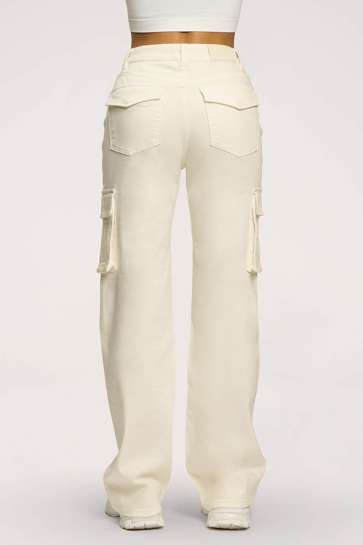Džíny cargo off white