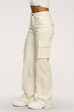 Džíny cargo off white