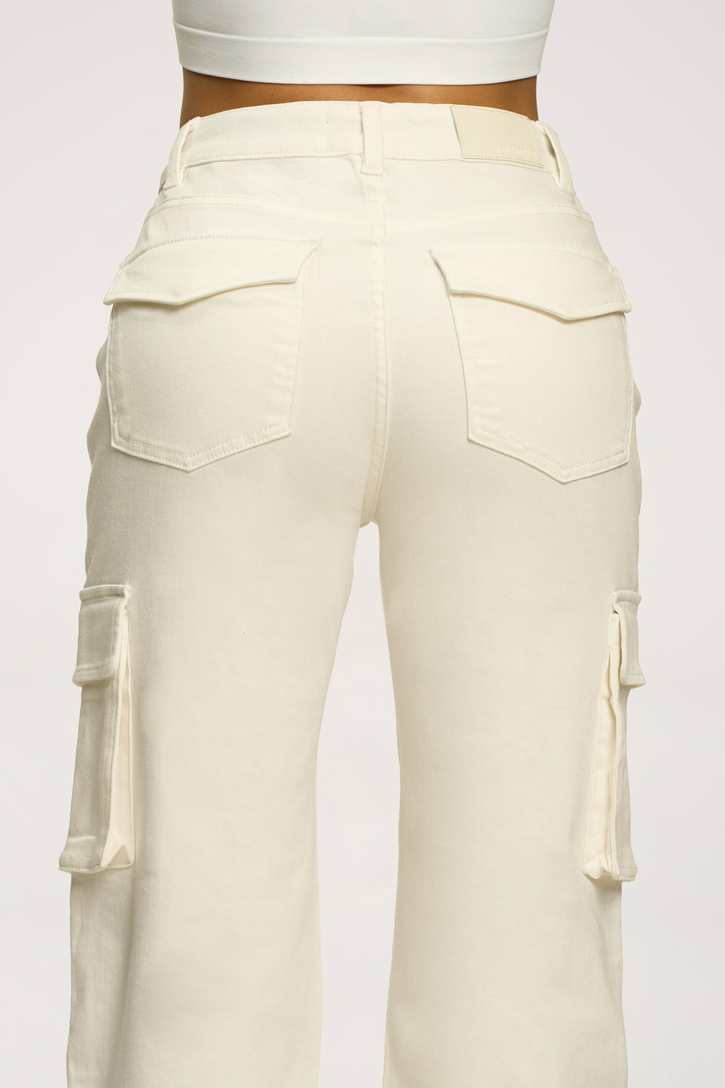 Džíny cargo off white