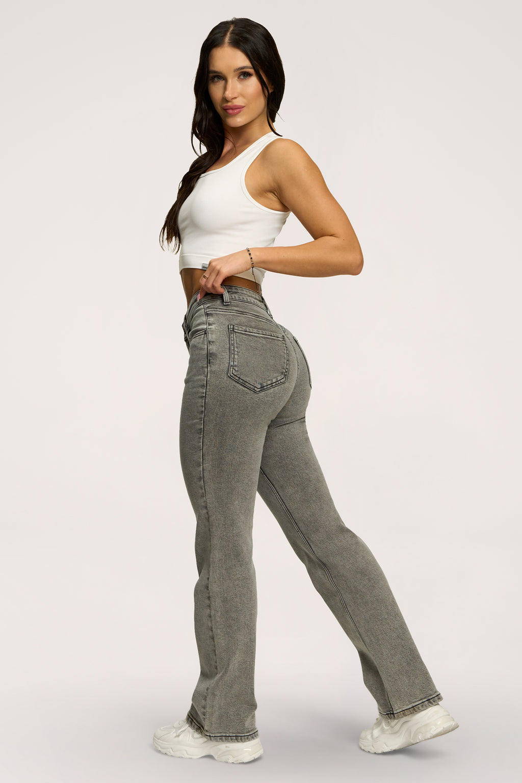 Džíny classic grey