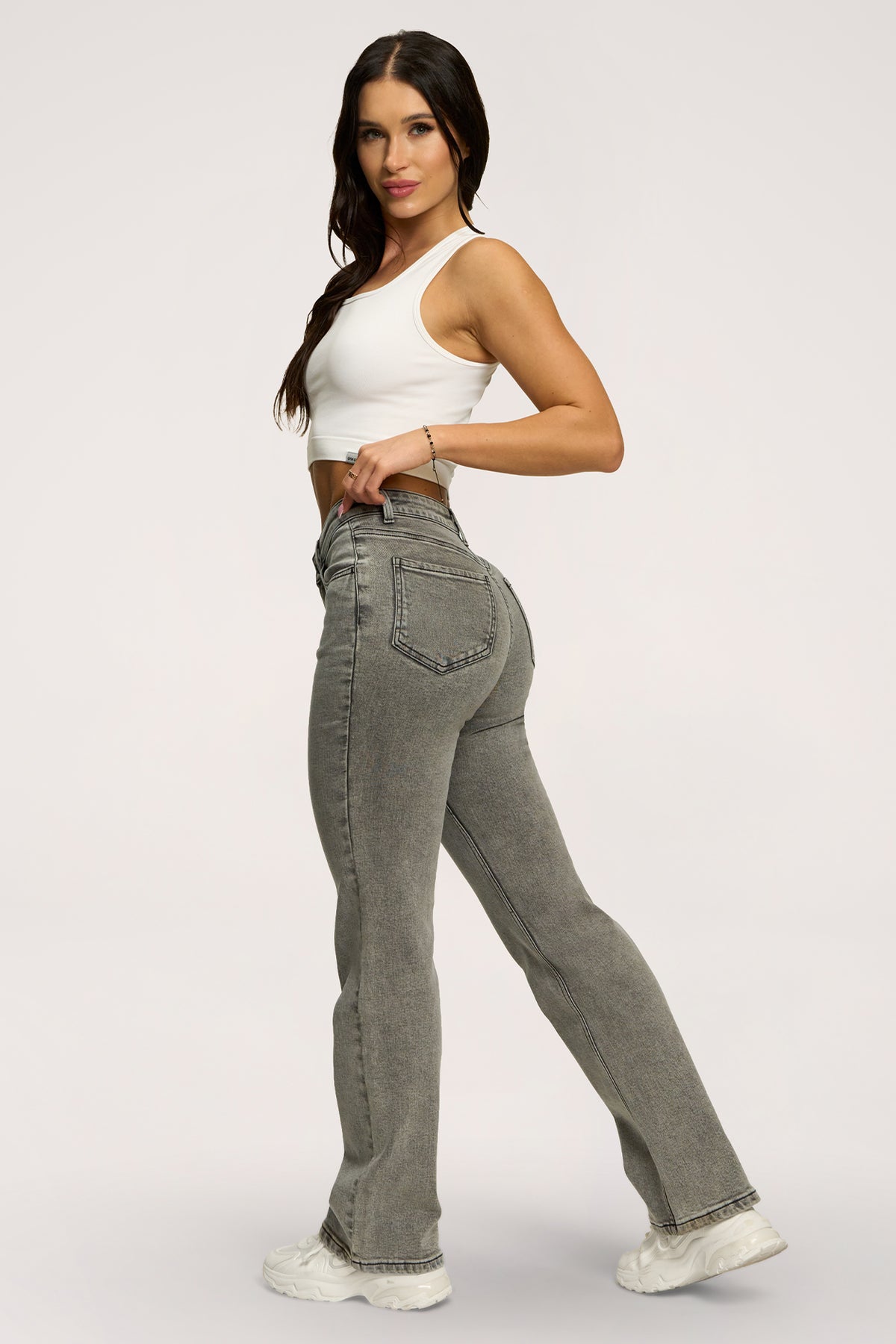 Džíny classic grey