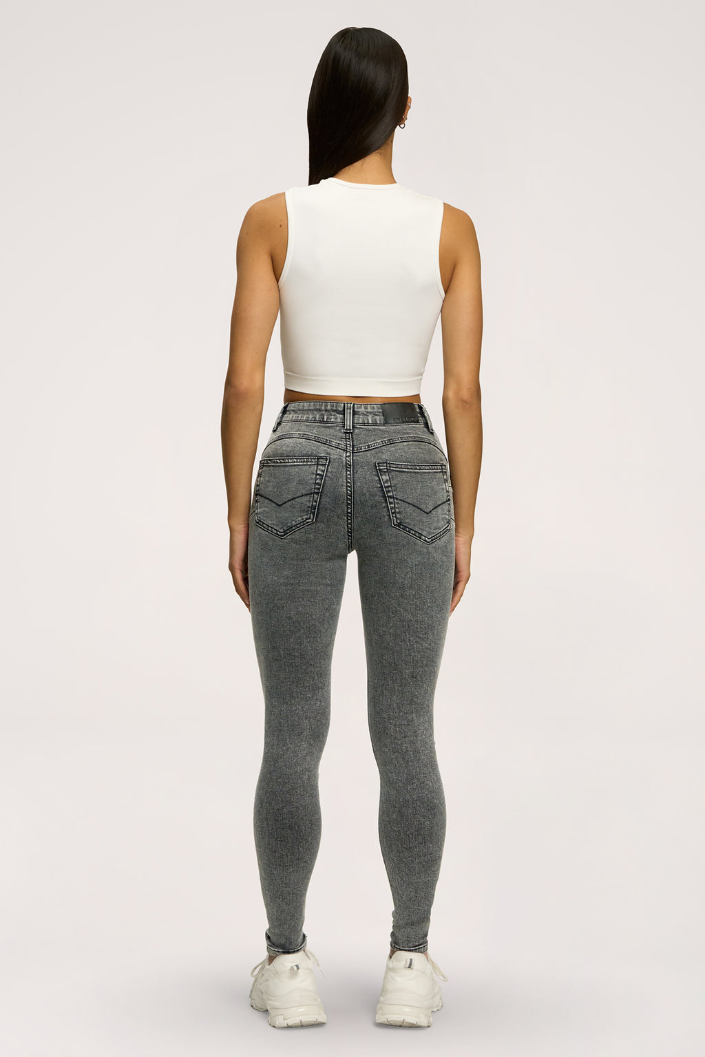 Džíny skinny perfect slim light grey