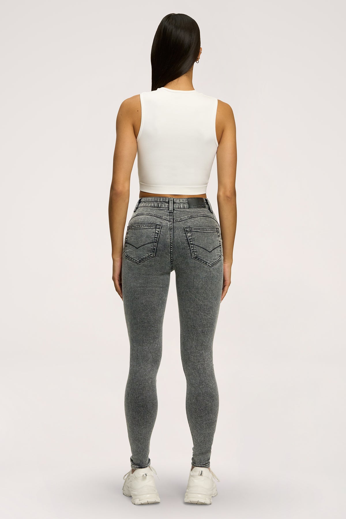 Džíny skinny perfect slim light grey