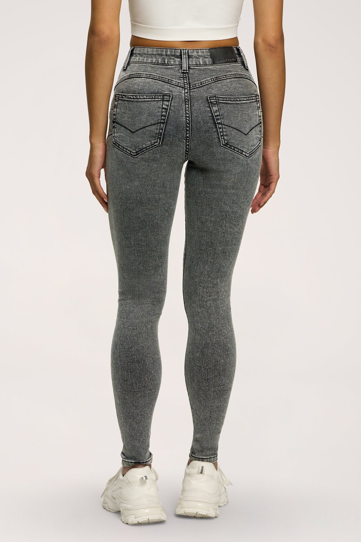 Džíny skinny perfect slim light grey