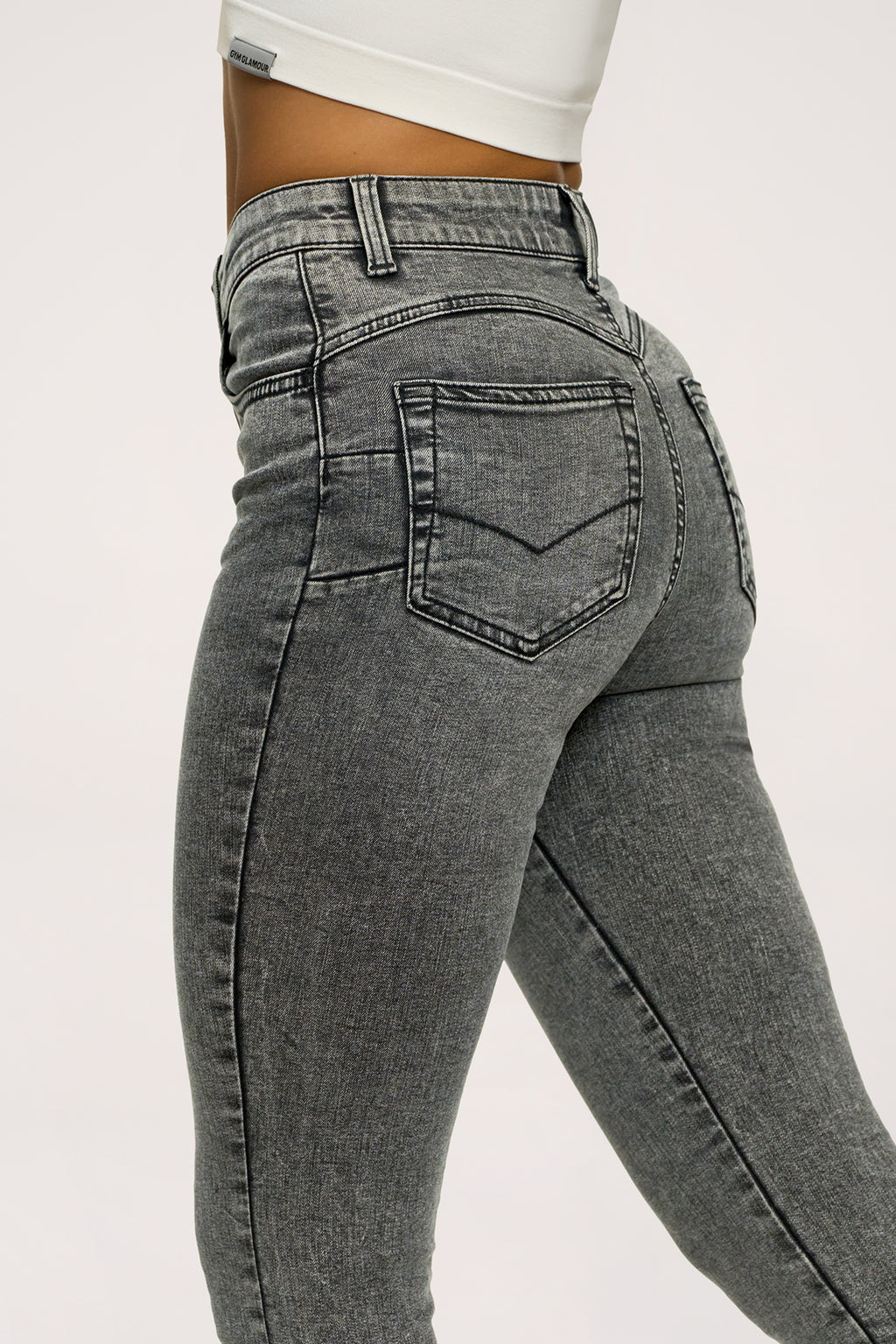 Džíny skinny perfect slim light grey