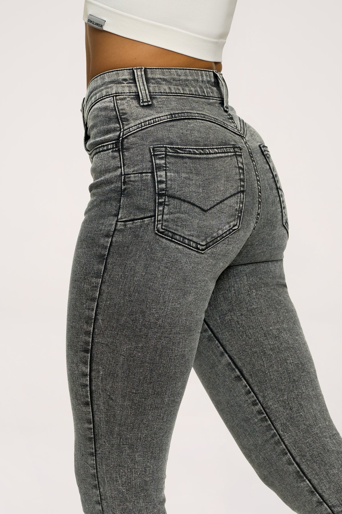 Džíny skinny perfect slim light grey