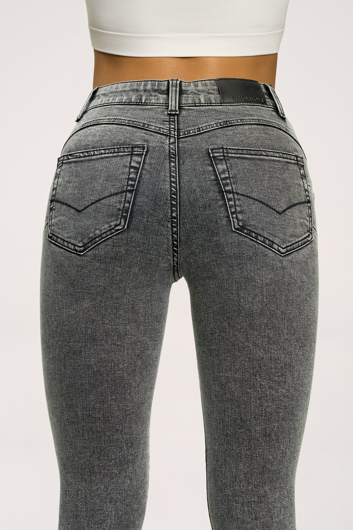 Džíny skinny perfect slim light grey