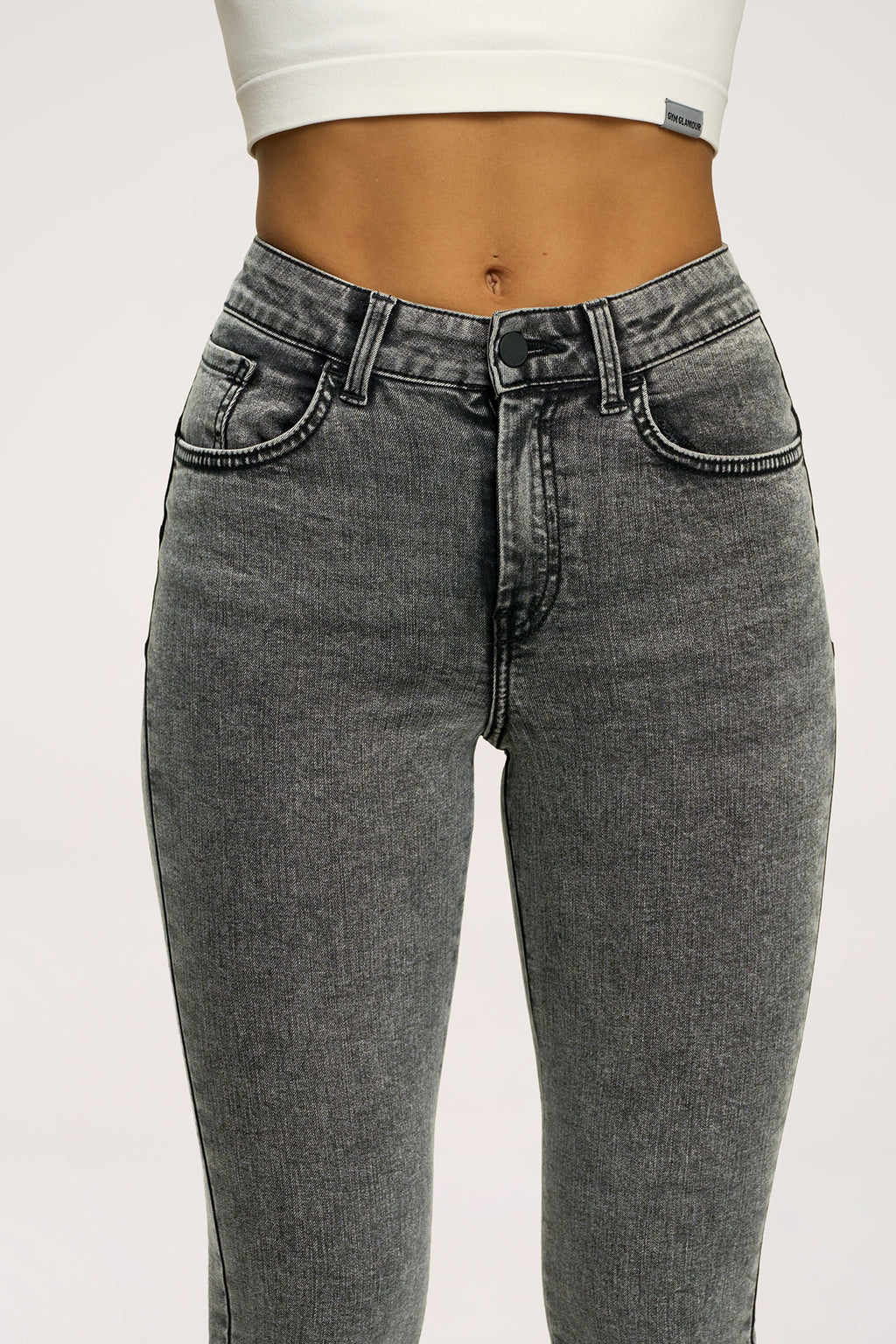 Džíny skinny perfect slim light grey