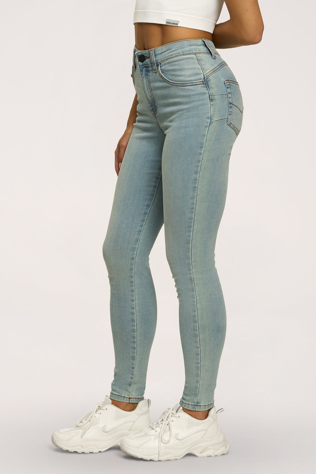 Džíny skinny perfect slim light blue