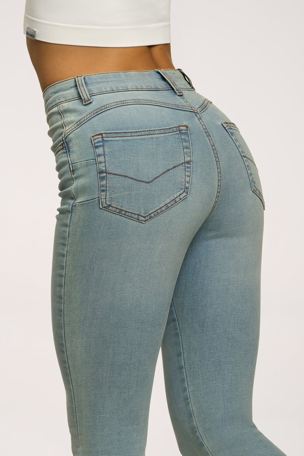 Džíny skinny perfect slim light blue