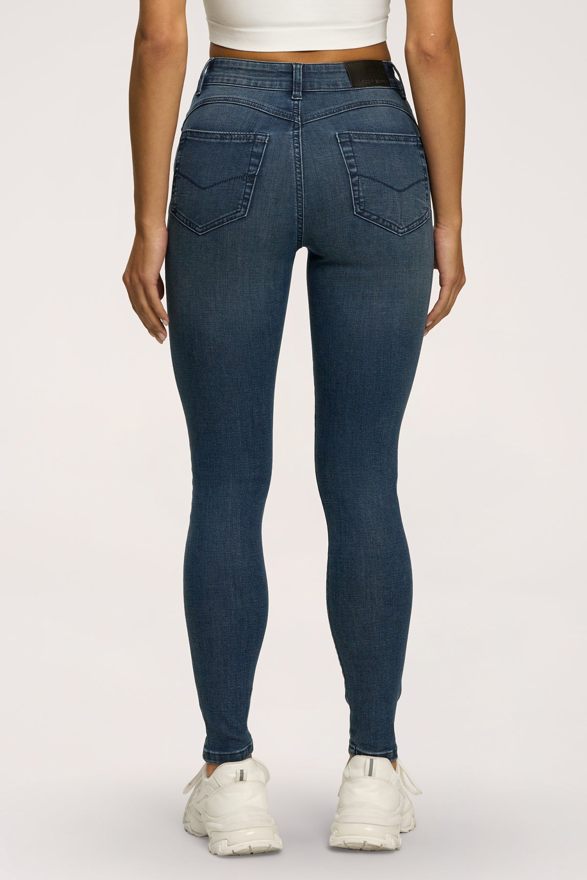 Džíny skinny perfect slim navy blue
