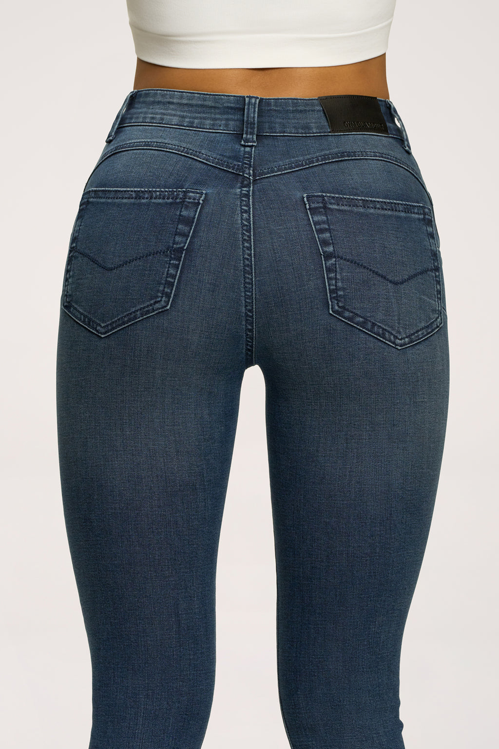 Džíny skinny perfect slim navy blue