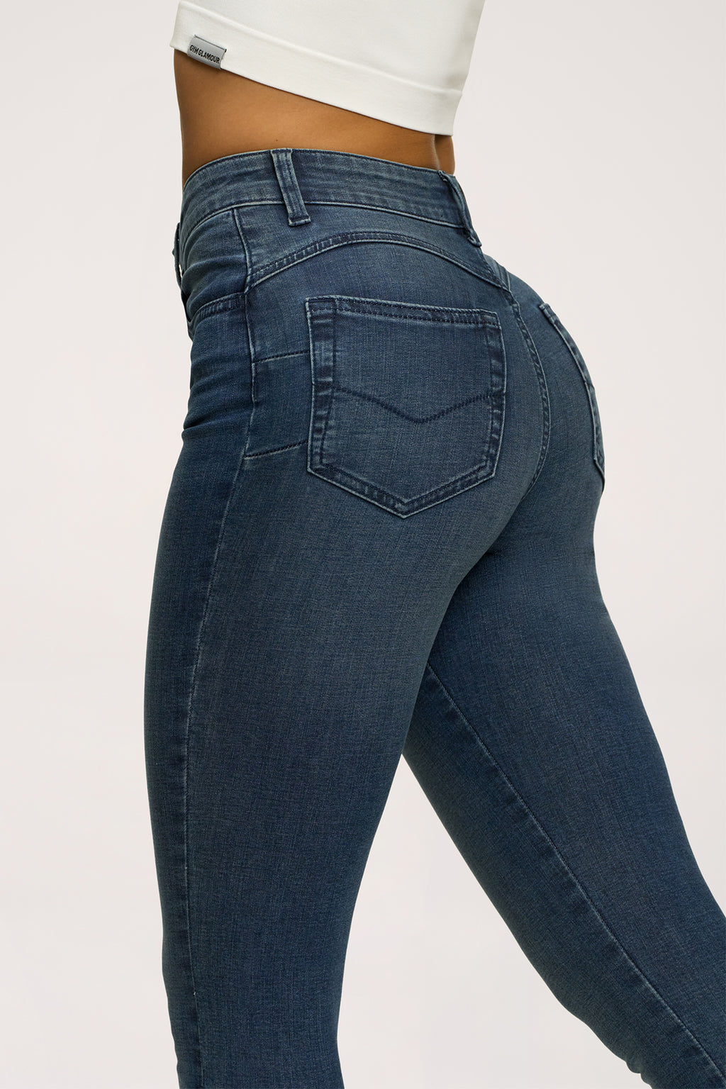 Džíny skinny perfect slim navy blue