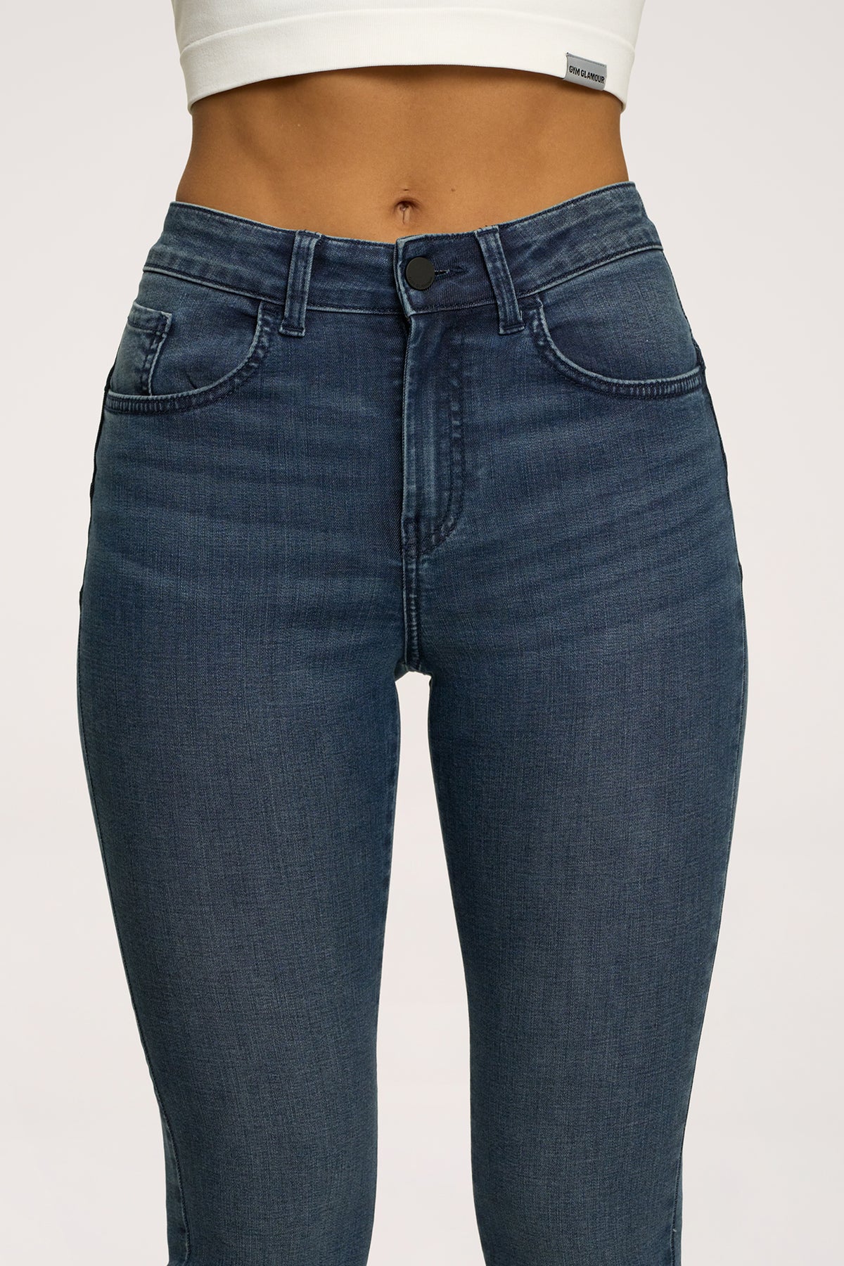 Džíny skinny perfect slim navy blue