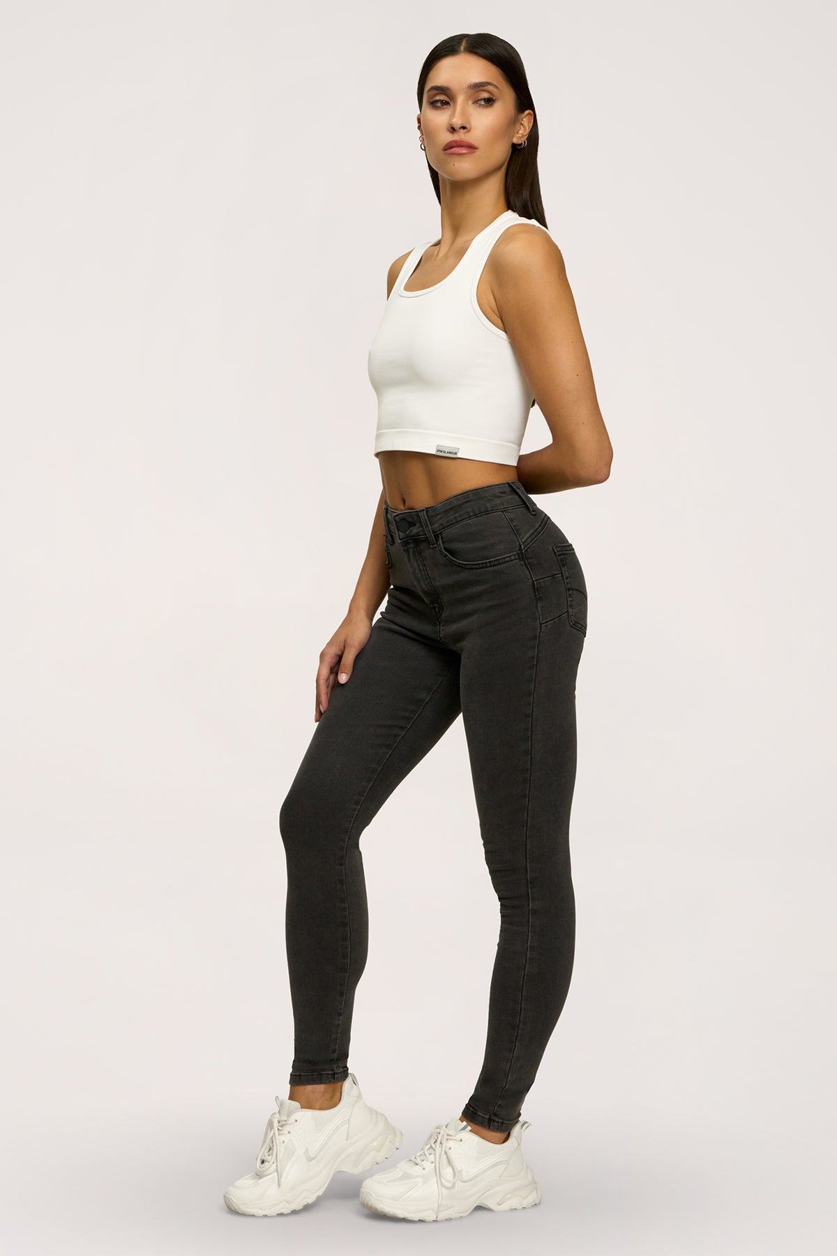 Džíny skinny perfect slim black