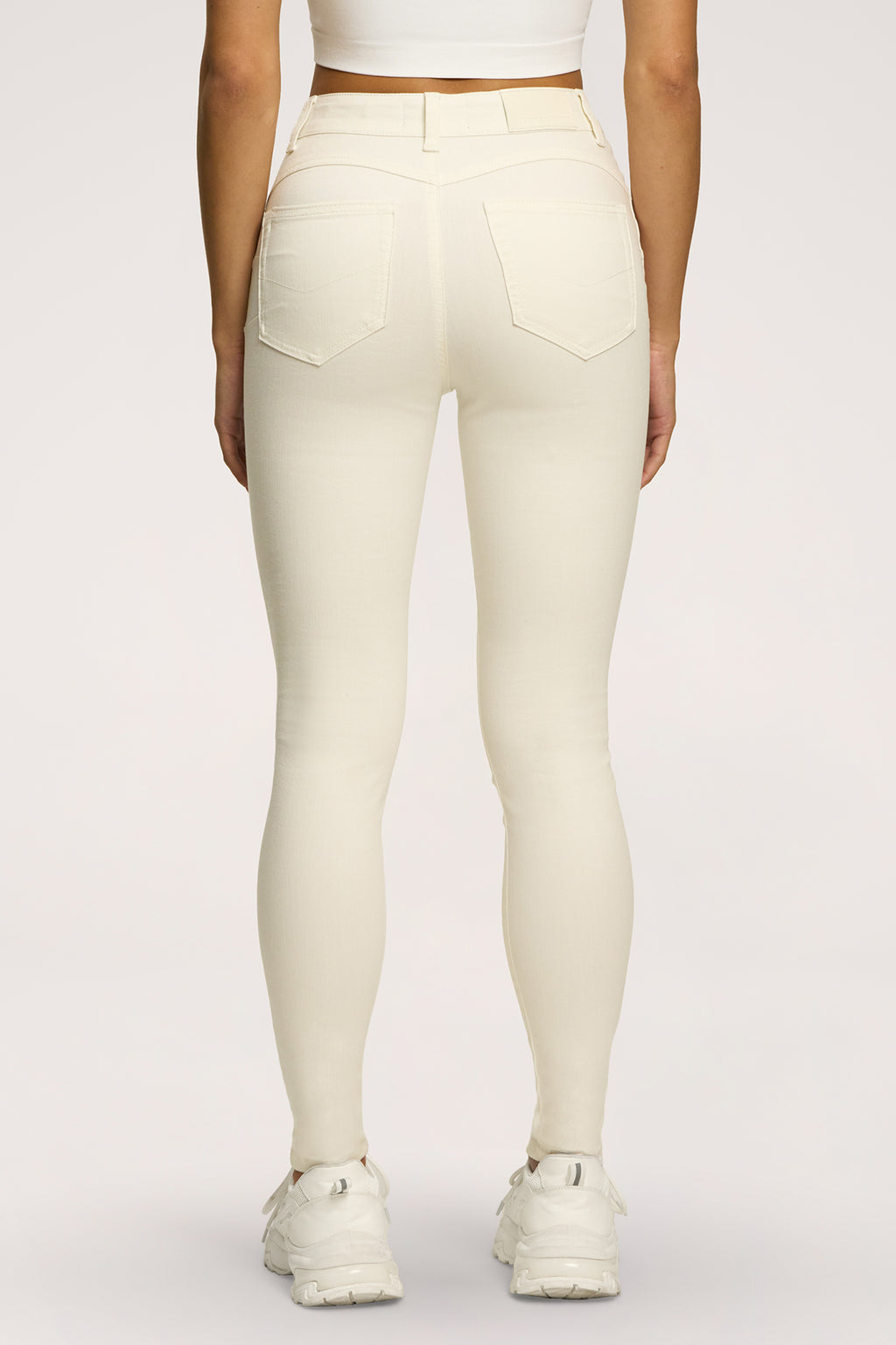 Džíny skinny perfect slim off white