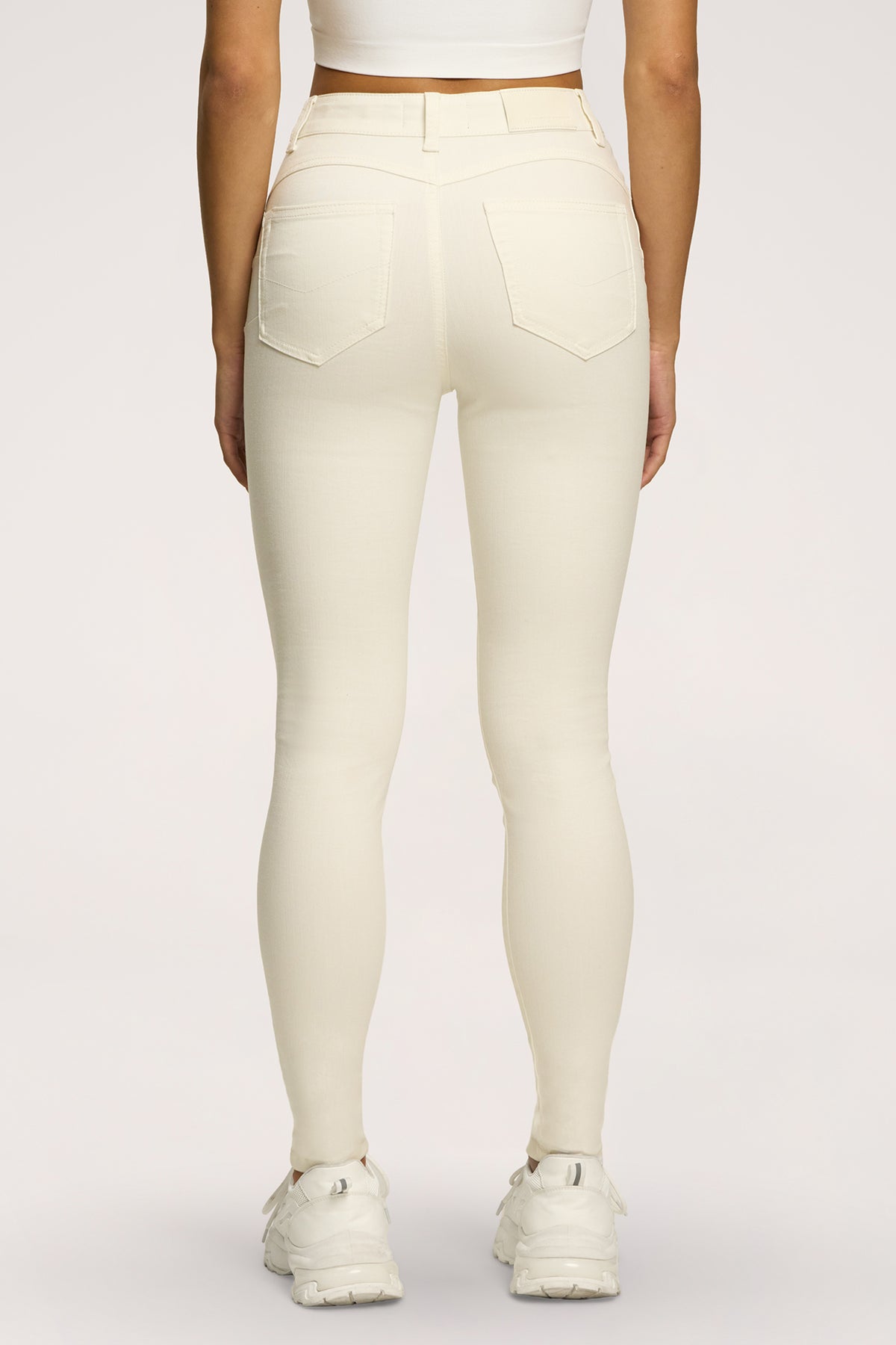 Džíny skinny perfect slim off white