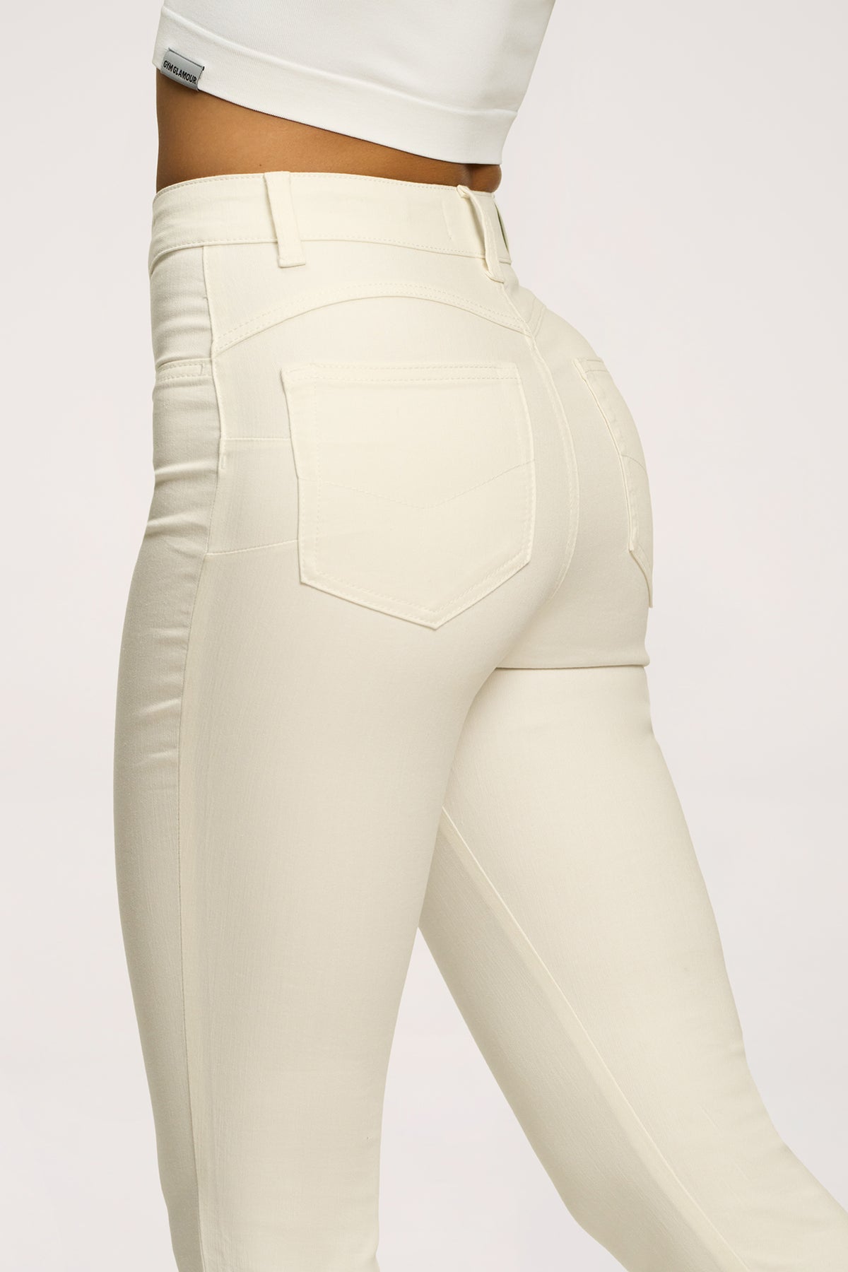 Džíny skinny perfect slim off white