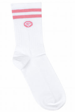 Vysoké ponožky white & pink 2balení – vel. 37–40