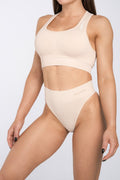 Stringi high waist nude