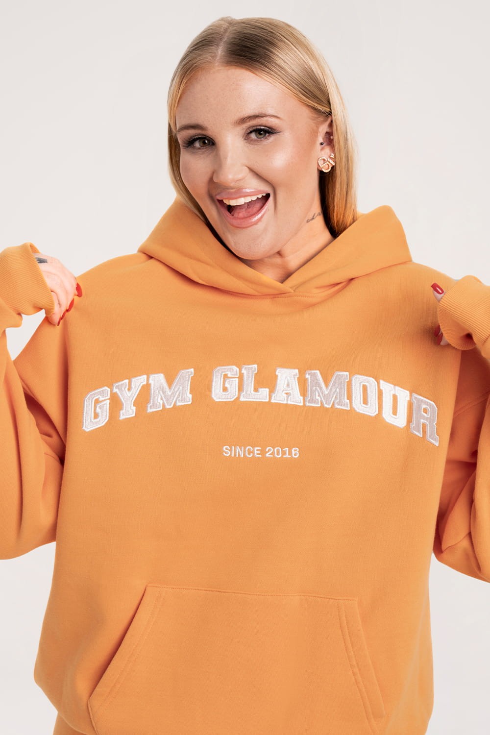 Bluza college tangerine